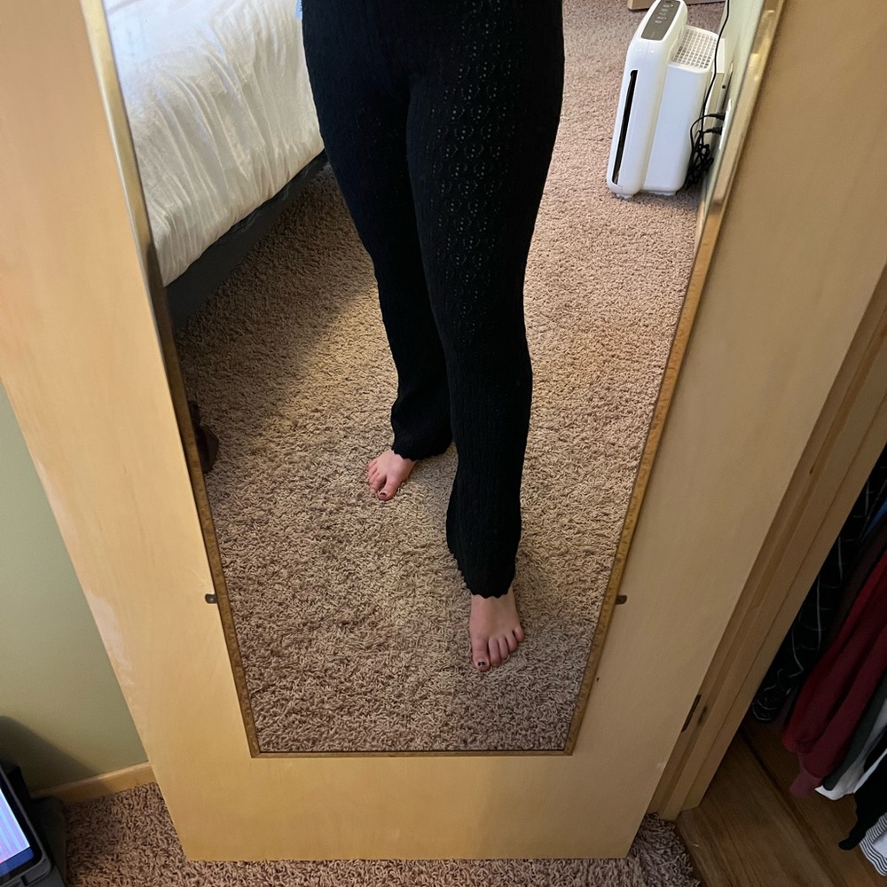 Old Navy Black Women's Straight Leg Pants
